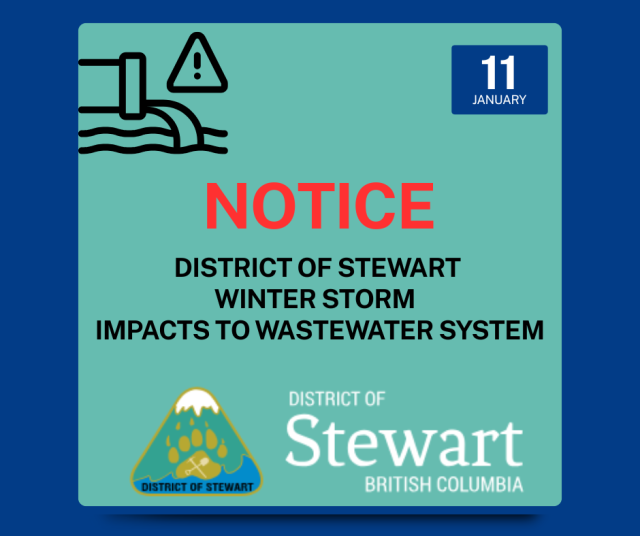 District of Stewart Winter Storm Update - Impacts to Wastewater System